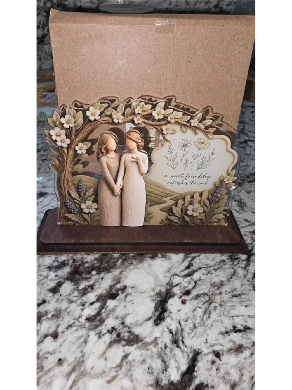 Best Friend Birthday Gifts for Women, Friendship Keepsake Plaque